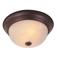 Bel Air Lighting Browns 6 in. H X 11 in. W X 11 in. L Oil Rubbed Bronze Black Ceiling Fixture