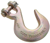 Clevis Slip Hook, Yellow Chromate, 3/8-In.