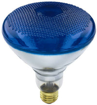 Flood Light Bulb, Blue, 100-Watts