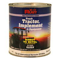 Rust-Preventative Paint & Primer, Direct to Metal, Truck, Tractor, Implement & Equipment, International Harvester Off White, 1-Qt.