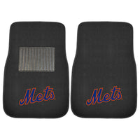 MLB - New York Mets Embroidered Car Mat Set - 2 Pieces