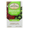 Twinings Tea - Tea Energize Matcha - Case of 6 - 18 Count