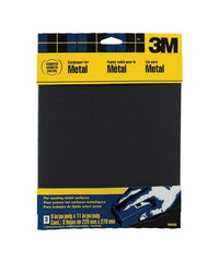 3M 11 in. L x 9 in. W Assorted Grit Emery Sandpaper 3 pk