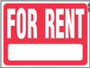 Hy-Ko English For Rent Sign Plastic 18 in. H x 24 in. W (Pack of 5)