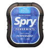 Spry Power Mints - Peppermint - Case of 6 - 70 Count