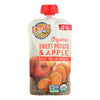 Earth's Best Organic Sweet Potato Apple Baby Food Puree - Stage 2 - Case of 12 - 4 oz.