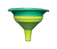 Squish  2-3/4 in. W x 3-1/2 in. L Turquoise/Green  Polypropylene  Mini Collapsible Funnel