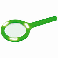 Magnifying Glasses, 4X Magnification, LED Lighting (Pack of 12)