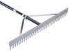 Seymour S550 Professional 42 Tine Aluminum Field Rake Aluminum Handle