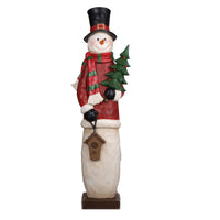 Celebrations  Snowman  Christmas Decoration  Resin  46 in. 1 pk