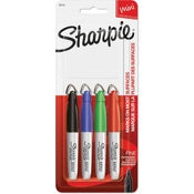 Sharpie 35113pp Sharpie Mini Markers Assorted Colors 4 Pack