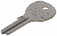 Ilco Nickel/Brass Auth Florence Cam Lock Key Blank (Pack of 10)