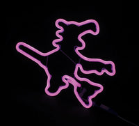 Celebrations  Purple  Neon Witch  Halloween Decoration