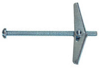 Hillman Toggle Bolt, Round Head, Steel & Zinc, 1/8 x 3-In.