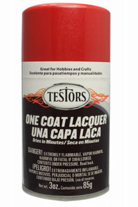 Testor'S 1837mt 3 Oz Revving Red One Coat Spray Lacquer (Pack of 3)