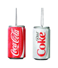 Kurt S. Adler Coke/Diet Coke Christmas Coke Ornament Red Metal 2 pk (Pack of 12)