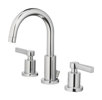 Oak Brook Chrome 1.25 GPM Widespread Modena Low Lead Lavatory Pop Up Faucet 8 in.