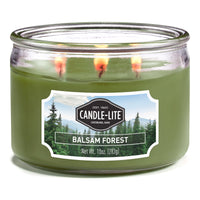 Candle Lite Green Balsam Forest Scent Candle 10 oz (Pack of 4)