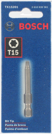 Bosch TX15201 2" T15 Torx® Bit Tip                                                                                                                    