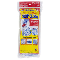 Warp's Jiffy-Cover 9 ft. W X 12 ft. L X 4 mil Plastic Drop Cloth 1 pk