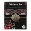 Buddha Teas - Organic Tea - Elderberry - Case of 6 - 18 Count