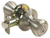 Ultra Security Satin Nickel Entry Knobs KW1 1-3/4 in.