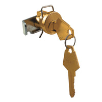 Prime-Line Brass Plated Steel Counter Clockwise Mailbox Lock