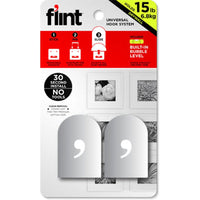 Flint White 3.96 in. L Drywall Hook 2 pk (Pack of 6)