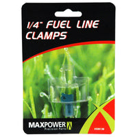 FUEL LINE CLAMP 1/4" 2PK