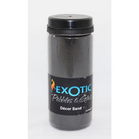 Exotic Pebbles & Aggregates Ep-R-94-10c 26.4 Oz Exotic Black Dcor Sand Deco Jar