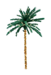 Sienna  Clear  6 ft. Yard Decor  Pre-Lit Palm Tree