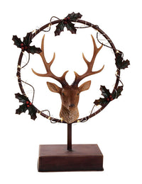 Celebrations  Home  LED  Brown  Reindeer  Christmas Decor (Pack of 2)