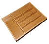 Totally Bamboo Brown Bamboo Cutlery Tray