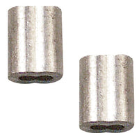 Prime Line Gd12174 1/8 Extruded Aluminum Cable Ferrules (Pack of 100)