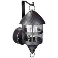 Heath Zenith Oil Rubbed Bronze Gray Motion-Sensing Incandescent Wall Lantern