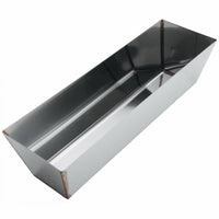 Heliarc Mud Pan, Stainless Steel, 12-In.