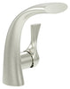 Ultra Faucets Twist Brushed Nickel Single-Hole Bathroom Sink Faucet 4 in.