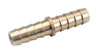 Anderson Metals 1/4 in.   Hose Barb  T X 1/4 in.   D Hose Barb  Brass Coupling