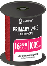 Coleman Cable  100 ft. Stranded  16 Ga. Primary Wire