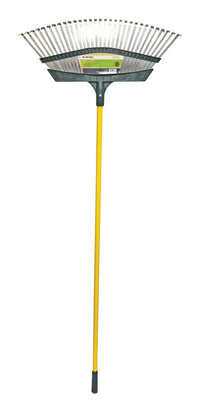 Rugg  62 in. L x 24 in. W Steel  Rake  Fiberglass Handle (Pack of 12)