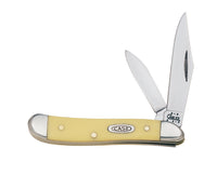 Case  Peanut  Yellow  Chrome Vanadium  2.88 in. Pocket Knife