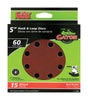 Gator 5 in. Aluminum Oxide Hook and Loop Sanding Disc 60 Grit Coarse 15 pk