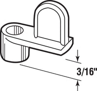 Prime-Line  Mill  Die Cast  Screen Clip  For 3/16 inch 4 pk