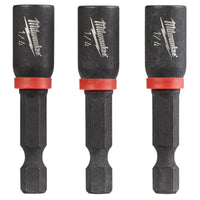 Milwaukee Shockwave 1/4 in. S X 1-7/8 in. L Steel Nut Driver 3 pc