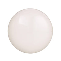 Amerock  Allison  Round  Cabinet Knob  1-1/2 in. Dia. 1-1/16 in. Gloss  White  2 pk