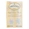 Twinings Tea - Tea Peppermint Cheer - Case of 6 - 20 Count