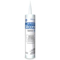 GE Silicone Advantage Clear Silicone All Purpose Sealant 9.8 oz