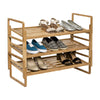 Honey Can Do  23 in. H x 13 in. W x 30.25 in. L Bamboo  3-Tier Rack  1 pk