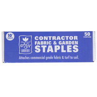 Easy Gardener 1 in. W X 10 in. L Steel Fabric and Garden Staples 50 pk