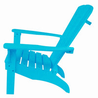 Adirondack Chair, All Weather Poly, Turquoise